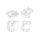 ALVEUS FORM 40 NAT-90 832X437 1X нерж.сталь ALVEUS FORM 40 NAT-90 832X437 1X нерж.сталь
