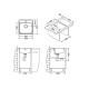 ALVEUS BASIC 140 NAT-90 465 X 465 1X нерж.сталь ALVEUS BASIC 140 NAT-90 465 X 465 1X нерж.сталь