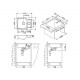 ALVEUS LINE 50 NAT-90 615X500  нерж.сталь