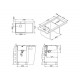 ALVEUS PURE 40R KMB 90 790X5251X правая нерж.сталь