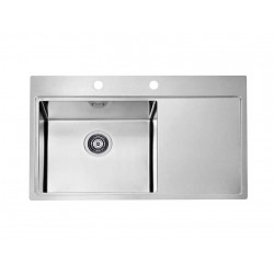 ALVEUS PURE 50L KMB-90 860X525 1X левая  нерж.сталь