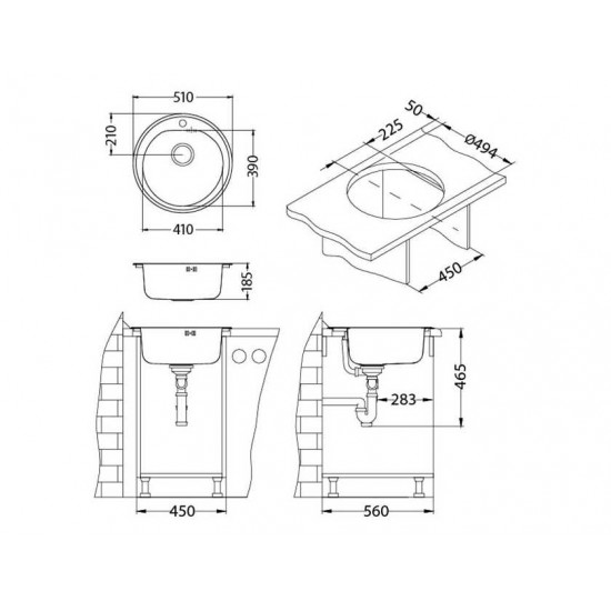 ALVEUS FORM 30 LEI 90 FI 510X185 1X нерж.сталь ALVEUS FORM 30 LEI 90 FI 510X185 1X нерж.сталь