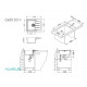 ALVEUS GRANITAL CADIT 10 CARBON - G91 590 X 500 черный
