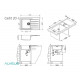ALVEUS GRANITAL CADIT 20 ARCTIC - G11 790 X 500 белый