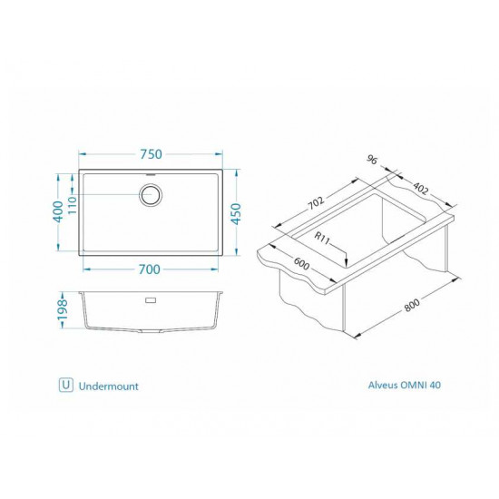 ALVEUS OMNI 40 GRANITAL BEIGE-G55