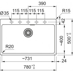 Franke MRG 610-73  Fragranite