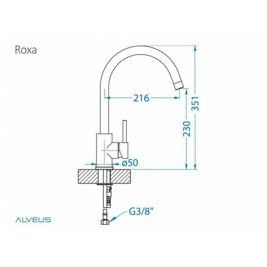 ALVEUS ROXA CHR хром