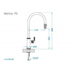 ALVEUS NERINA - PS CHR хром