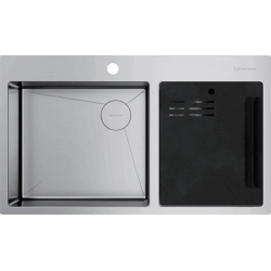 Кухонная мойка Omoikiri Akisame 86-2 Side нерж. сталь