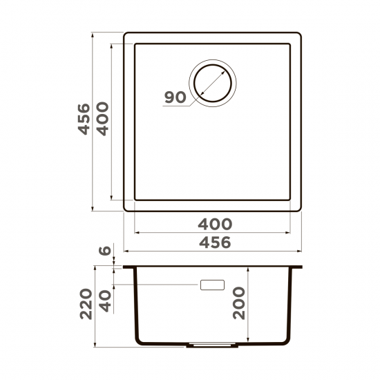 Кухонная мойка Omoikiri Yamakawa 45T-Integra Tetogranit
