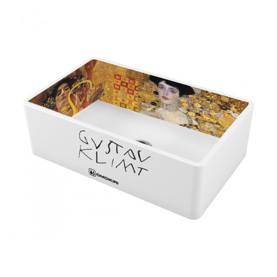 Кухонная мойка Omoikiri Mikura 76-Klimt Natceramic/ ART COLLECTION Кухонная мойка Omoikiri Mikura 76-Klimt Natceramic/ ART COLLECTION