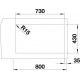 Кухонная мойка BLANCO ZEROX 700-IF Dark Steel Кухонная мойка BLANCO ZEROX 700-IF Dark Steel