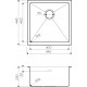 Кухонная мойка OMOIKIRI TAKI 44-U/IF нержавеющая сталь Кухонная мойка OMOIKIRI TAKI 44-U/IF нержавеющая сталь