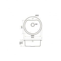 Кухонная мойка OMOIKIRI SAROMA 51 нержавеющая сталь