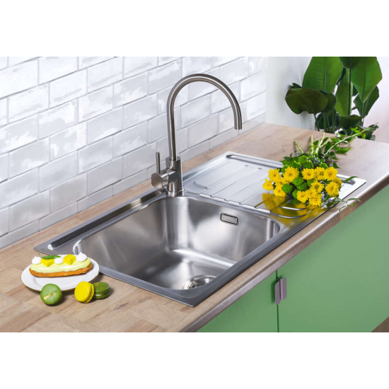 Кухонная мойка OMOIKIRI HARUNA 86 нержавеющая сталь