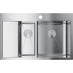 Кухонная мойка OMOIKIRI AKISAME 78-2 нерж. сталь