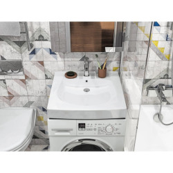 Раковина над стиральной машиной Santek Пилот 60 см с кронштейнами и сифоном 1.WH30.1.971