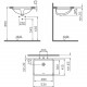 Раковина VitrA S50 53 см встраиваемая 5339B003-0012 Раковина VitrA S50 53 см встраиваемая 5339B003-0012