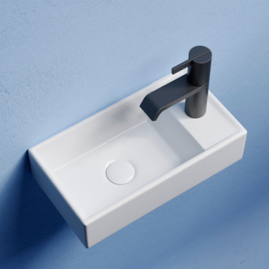 Раковина Ceramica Nova Element 40 см чаша слева белаый глянец CN6051L Раковина Ceramica Nova Element 40 см чаша слева белаый глянец CN6051L