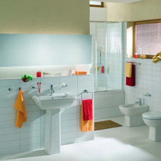 Раковина VitrA Form 300 55 см с пьедесталом 9602B003-7650 Раковина VitrA Form 300 55 см с пьедесталом 9602B003-7650