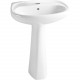 Раковина VitrA Normus 55 см с пьедесталом 9600B003-7650 Раковина VitrA Normus 55 см с пьедесталом 9600B003-7650