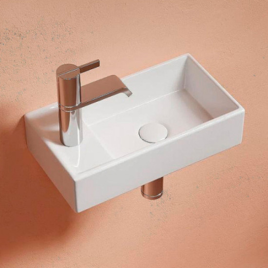 Раковина Ceramica Nova Element 40 см чаша справа белый глянцевый CN6051R Раковина Ceramica Nova Element 40 см чаша справа белый глянцевый CN6051R