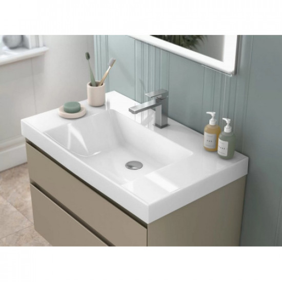 Раковина Kerama Marazzi Cubo 80 см с крепежом CU.wb.80 Раковина Kerama Marazzi Cubo 80 см с крепежом CU.wb.80