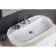 Раковина BelBagno 81 см белая BB1347 Раковина BelBagno 81 см белая BB1347