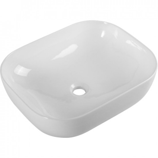 Раковина BelBagno 50 см накладная белая глянцевая BB1302 Раковина BelBagno 50 см накладная белая глянцевая BB1302