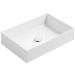 Раковина Simas Agile 60 см без отверстий под смеситель, белая AG60 bi