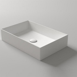 Раковина Simas Agile 60 см без отверстий под смеситель, белая AG60 bi