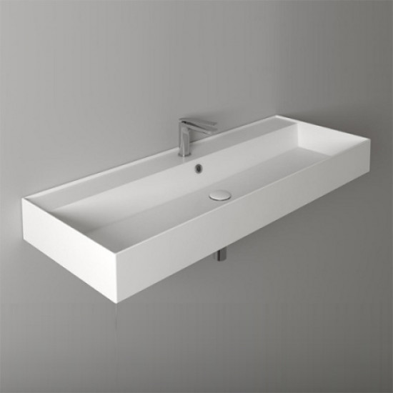 Раковина Simas Agile 121 см с 1 отверстием под смеситель AG121 bi*1 Раковина Simas Agile 121 см с 1 отверстием под смеситель AG121 bi*1