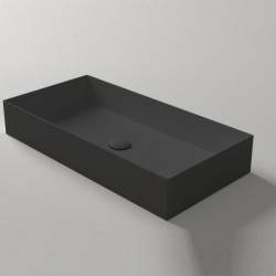 Раковина Simas Agile 80 см чёрный матовый AG80 Nero Matt