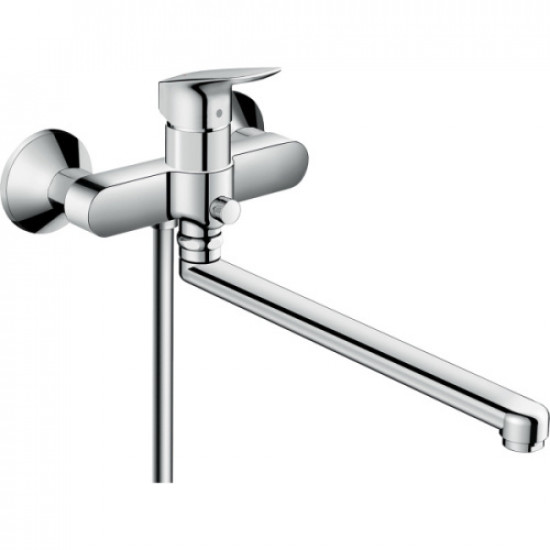 Смеситель для ванны Hansgrohe Logis длинный излив 71402000 Смеситель для ванны Hansgrohe Logis длинный излив 71402000