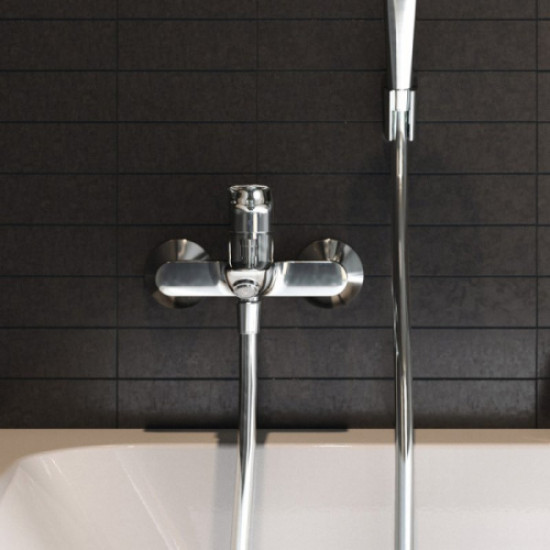 Смеситель для ванны Hansgrohe Logis хром 71400000 Смеситель для ванны Hansgrohe Logis хром 71400000