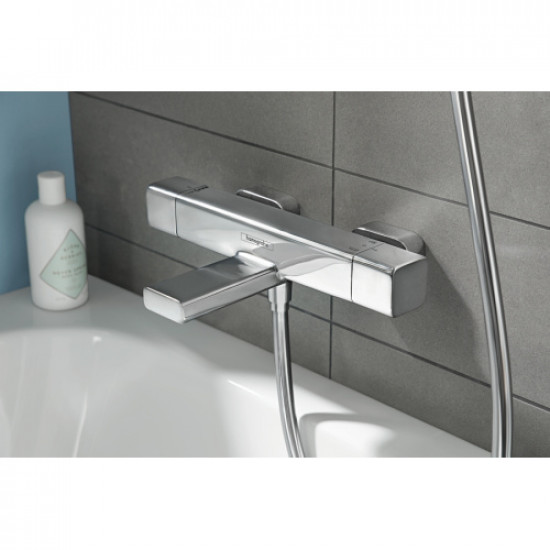 Смеситель для ванны Hansgrohe Ecostat E хром 15774000 Смеситель для ванны Hansgrohe Ecostat E хром 15774000