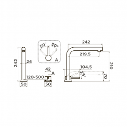 Кухонный смеситель OMOIKIRI NARA