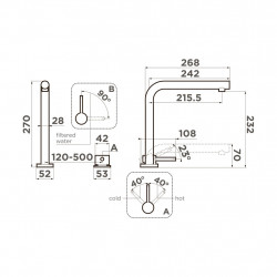 Кухонный смеситель OMOIKIRI Nara 2 Plus латунь