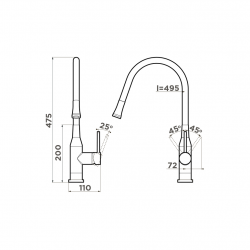 Кухонный смеситель OMOIKIRI YATOMI